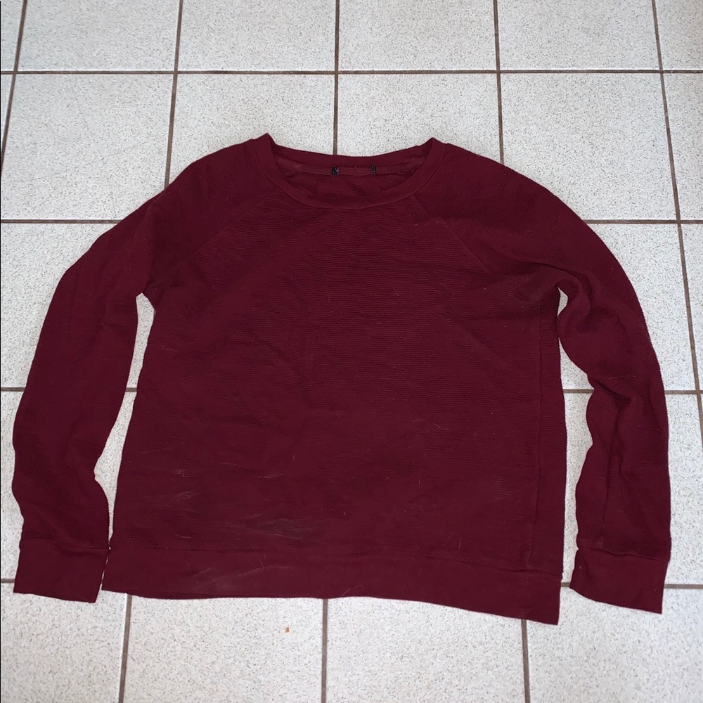 Red light sweater